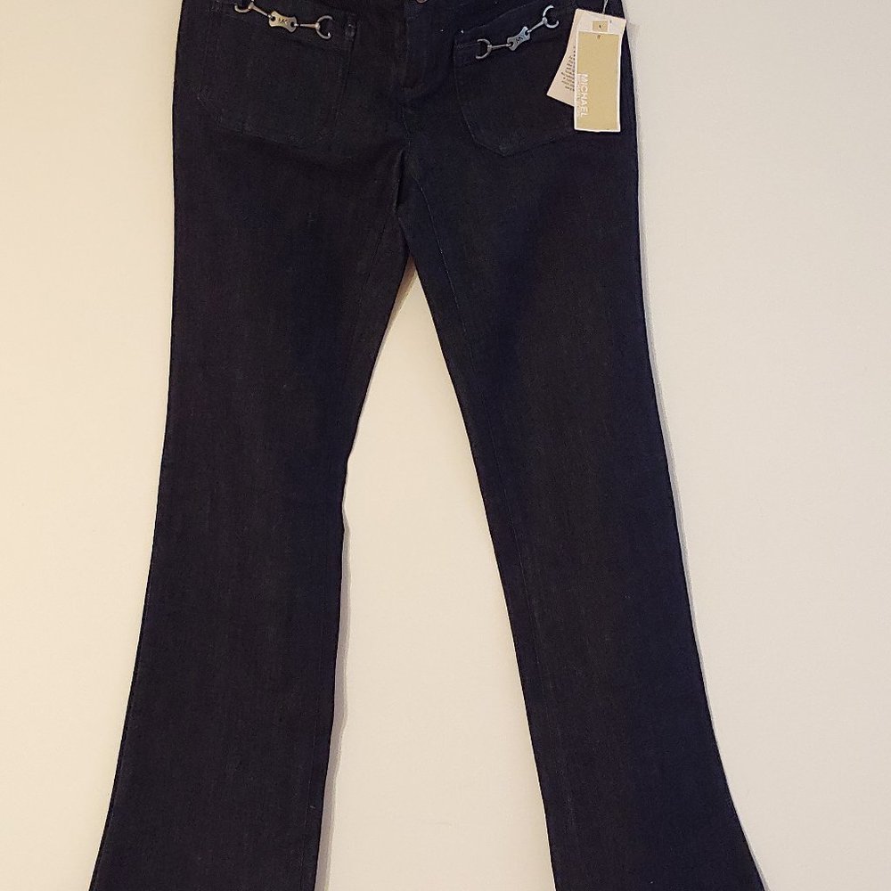 Michael Kors Dark Wash Flair Jeans